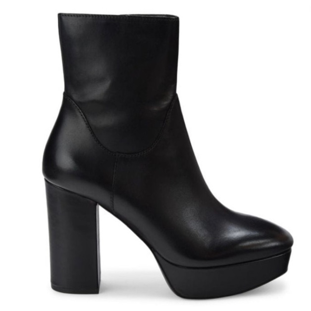 ASH Black, Platform Ankle Boots.